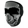 Μάσκα προσώπου αναβάτη CHROME SKULL