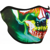Μάσκα προσώπου αναβάτη HALF NEON SKULL