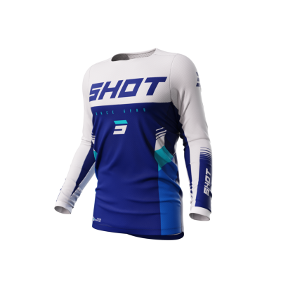 Μπλούζα motocross SHOT Contact Tracer Blue