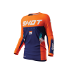 Μπλούζα motocross SHOT Contact Tracer Neon Orange thumb