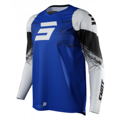 Μπλούζα motocross SHOT Burst Blue