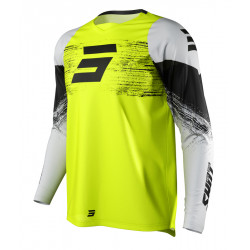 Μπλούζα motocross SHOT Burst Neon Yellow