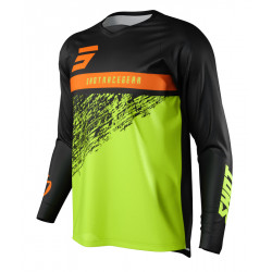 Παιδική μπλούζα motocross SHOT Roll Green Orange