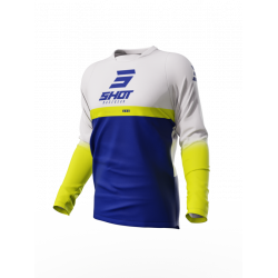 Μπλούζα motocross SHOT Devo Reflex Blue