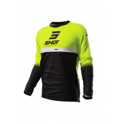Μπλούζα motocross SHOT Devo Reflex Neon Yellow