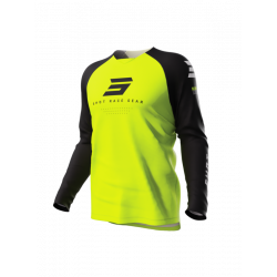 Μπλούζα motocross SHOT Raw Escape Neon Yellow