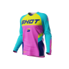 Παιδική μπλούζα motocross SHOT Raw Tracer Pink
