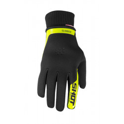 Γάντια ποδηλασίας SHOT Climatic 2.0 Black Neon Yellow