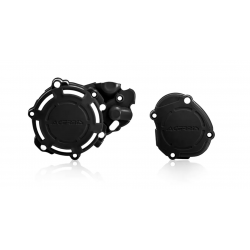 Σετ προστατευτικά καλύμματα κινητήρα μηχανής ACERBIS X-Power Yamaha YZ125 05-24 Black