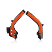 Προστατευτικό πλαισίου μηχανής ACERBIS X-Grip KTM/Husqvarna 16-19 Black/Orange thumb