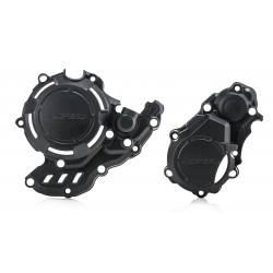 Σετ προστατευτικά καλύμματα κινητήρα μηχανής ACERBIS X-Power KTM/ Husqvarna EXC-F/FE 250/350 17-23; GasGas EC250/350F 21-23 Black