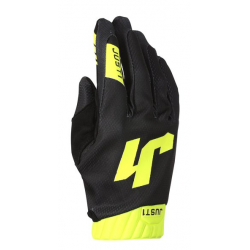 Γάντια ποδηλασίας Just1 J-Flex 2.0 Black/Yellow Fluo