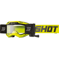 Μάσκα μηχανής motocross SHOT Iris 2.0 Solid Neon Yellow Roll-Off