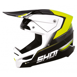 Παιδικό κράνος motocross Shot Furious Tracer Neon Yellow Glossy