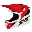 Κράνος μηχανής SHOT Furious Chase Red White Glossy thumb