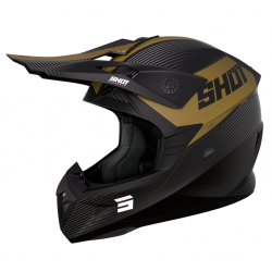 Κράνος μηχανής Shot Pulse Line Gold Matt