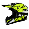 Κράνος μηχανής SHOT Pulse Revenge Black Neon Yellow White Glossy