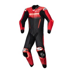 Δερμάτινη φόρμα αναβάτη ALPINESTARS GP-R7 1-PC BLK/RD