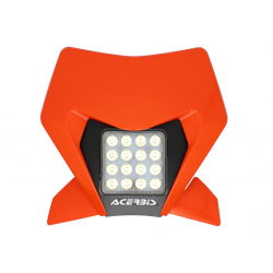 Μάσκα με φανάρι ACERBIS VSL KTM EXC/EXC-F 2024 Orange