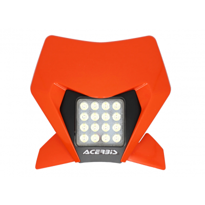 Μάσκα με φανάρι ACERBIS VSL KTM EXC/EXC-F 2024 Orange Μάσκα με φανάρι ACERBIS VSL KTM EXC/EXC-F 2024 Orange