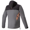 Μπουφάν μηχανής ALPINESTARS SHERPA HOODIE BLACK/GREY/FLUO RED thumb