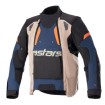 Μπουφάν μηχανής ALPINESTARS HALO DRYSTAR KHAKI/NAVY/ORANGE thumb