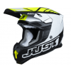 Κράνος μηχανής Just1 J-22 F Dynamo Fluo Yellow/White/Black