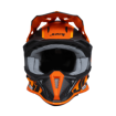 Κράνος μηχανής Just1 J-18 F Hexa Orange/Titanium/Black  thumb