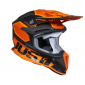 Κράνος μηχανής Just1 J-18 F Hexa Orange/Titanium/Black  thumb