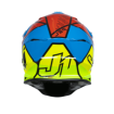Κράνος μηχανής Just1 J-39 Thruster Fluo Yellow/Red/Blue thumb