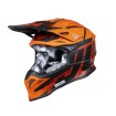 Κράνος μηχανής Just1 J-39 Poseidon Fluo Orange/Red/Black thumb