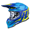 Κράνος μηχανής Just1 J-39 Poseidon Fluo Yellow/Blue thumb