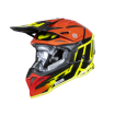 Κράνος μηχανής Just1 J-39 Poseidon Fluo Yellow/Red Black  thumb