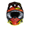 Κράνος μηχανής Just1 J-39 Poseidon Fluo Yellow/Red Black  thumb