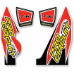 Αυτοκόλλητα εξάτμισης PROCIRCUIT Exhaust STICKER KIT T-6 thumb