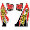 Αυτοκόλλητα εξάτμισης PROCIRCUIT Exhaust STICKER KIT T-6 thumb