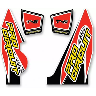 Αυτοκόλλητα εξάτμισης PROCIRCUIT Exhaust STICKER KIT T-6