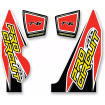 Αυτοκόλλητα εξάτμισης PROCIRCUIT Exhaust STICKER KIT T-6 thumb