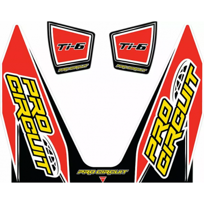 Αυτοκόλλητα εξάτμισης PROCIRCUIT Exhaust STICKER KIT TI-6