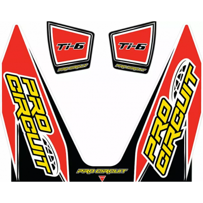 Αυτοκόλλητα εξάτμισης PROCIRCUIT Exhaust STICKER KIT TI-6