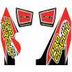 Αυτοκόλλητα εξάτμισης PROCIRCUIT Exhaust STICKER KIT TI-6 thumb