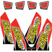 Αυτοκόλλητα εξάτμισης PROCIRCUIT Exhaust STICKER KIT TI-6 thumb