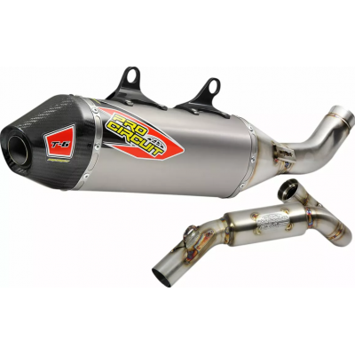 Ολόκληρο σύστημα εξάτμισης PROCIRCUIT EXHAUST T6 SS/TI/CF KTM