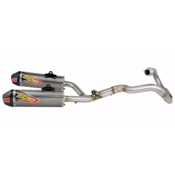 Εξάτμιση μοτοσυκλέτας PROCIRCUIT EXHST T6 DUAL SS/TI/CFCAP