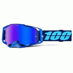 Μάσκα motocross 100% ARMEGA HIPER COUPE MIRROR BLUE Μάσκα motocross 100% ARMEGA HIPER COUPE MIRROR BLUE