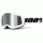 Μάσκα Motocross 100% GOGGLE STRATA 2 WHITE MIRROR SILVER thumb