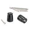 Αντίβαρα τιμονιού PUIG Sport για Suzuki και Yamaha 40mm Μαύρο thumb