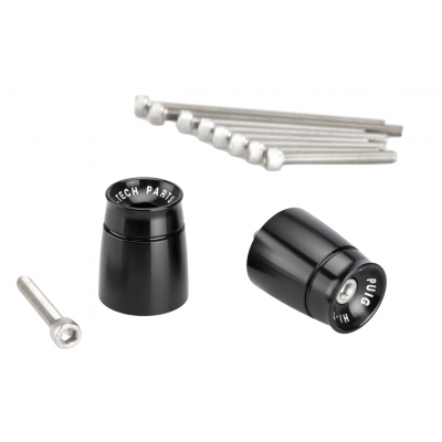 Αντίβαρα τιμονιού PUIG Sport για Suzuki και Yamaha 40mm Μαύρο