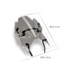 Ζελατίνα μοτοσυκλέτας PUIG New Generation Sport GSX-S 1000 21-24, GSX-S 950 22-23 Dark Smoke thumb