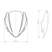 Ζελατίνα μοτοσυκλέτας PUIG New Generation Sport Suzuki GSX-S750 17-21 Dark Smoke thumb